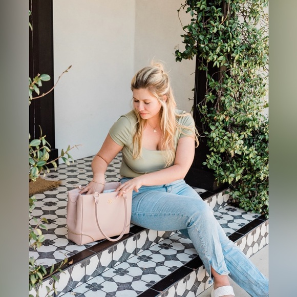 Glass Ladder & Co. Michelle Tote in Blush Size: Small - Picture 5 of 10